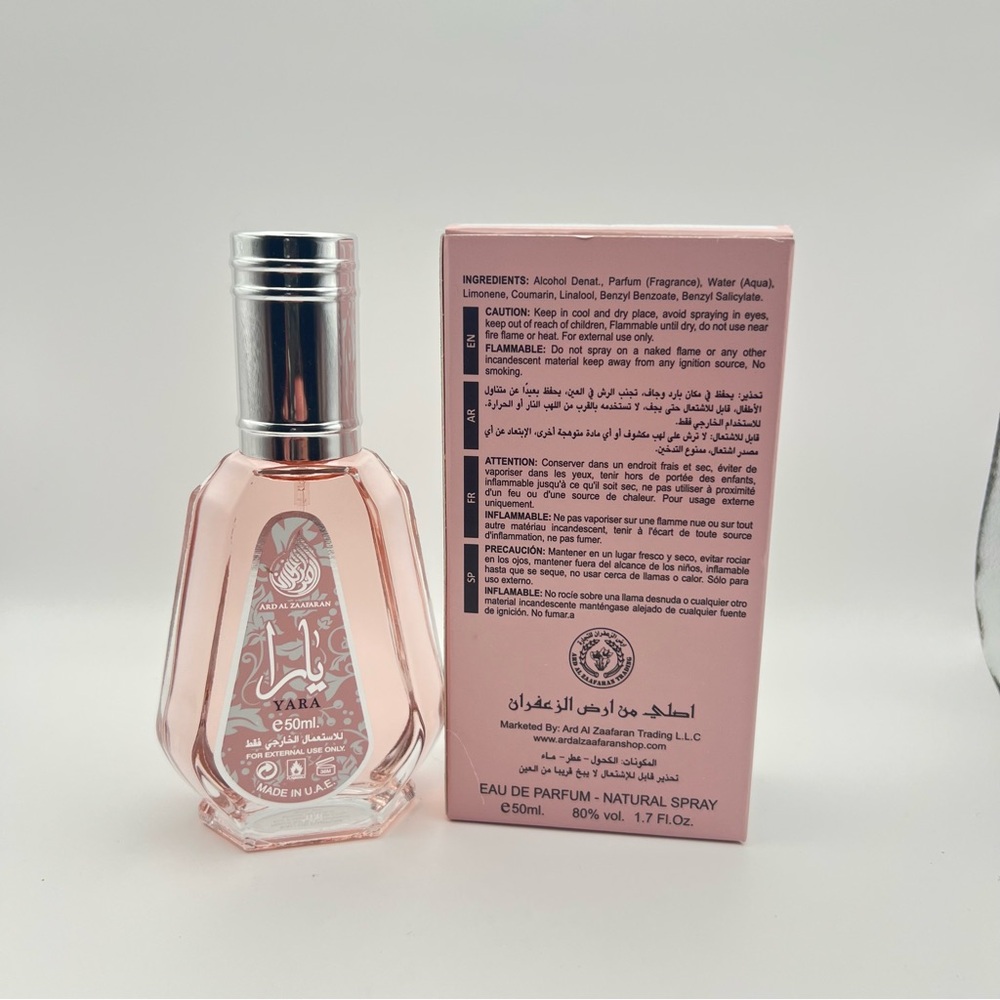 YARA Pink Floral Eau de Parfum Bottle - Picture 3 of 4